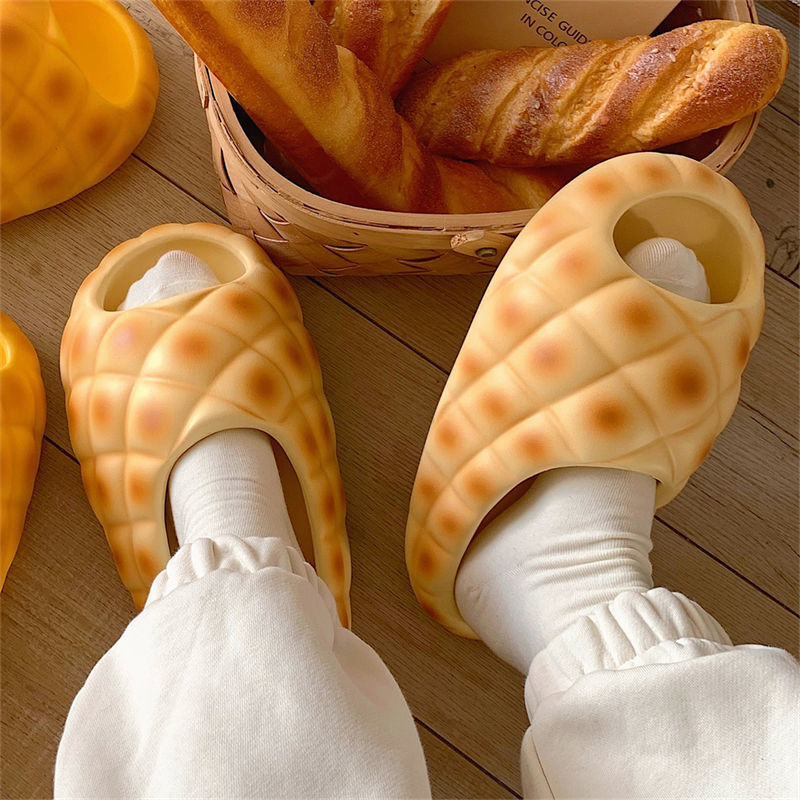 Women'S Shoes Cloud - 2025 Tasarımcı Sahte Ananas Ekmek Terlik