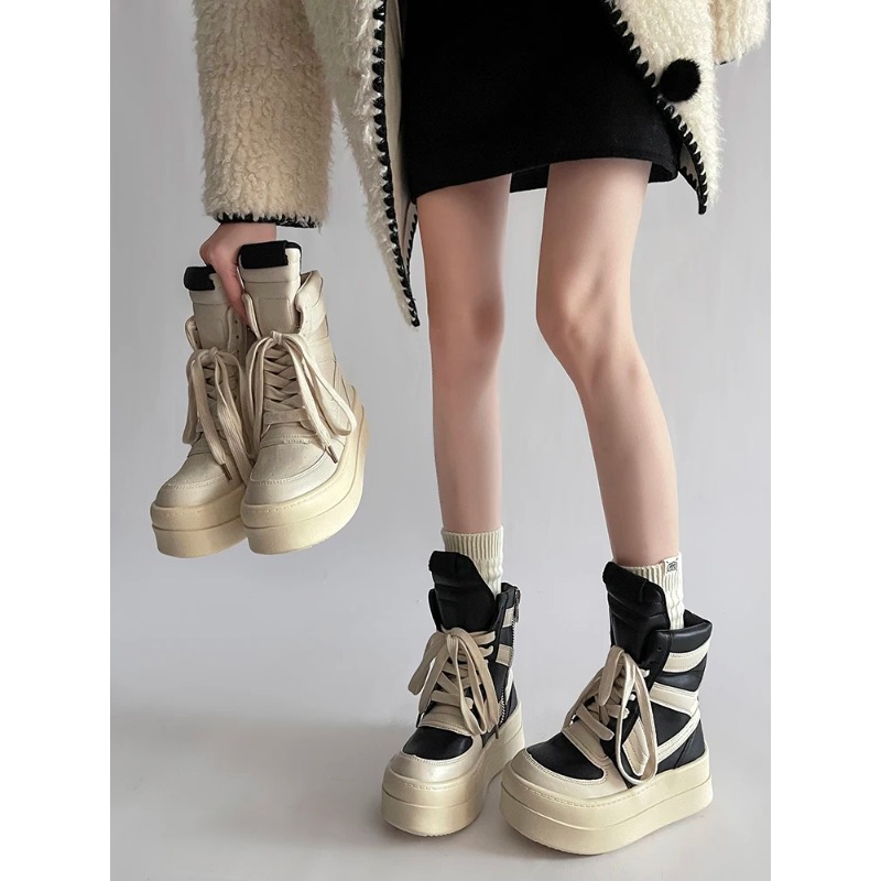 Women Shoes Size Chart - Kalın Tabanlı Bilek Boyu Bot Tasarımı