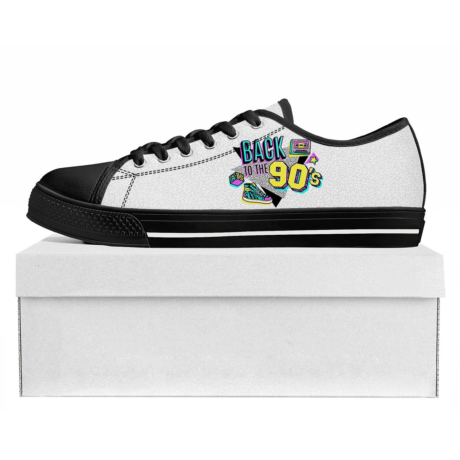 Women'S Shoes In The 90S - Komik Retro 80'ler 90'lar Simgeleri Düşük