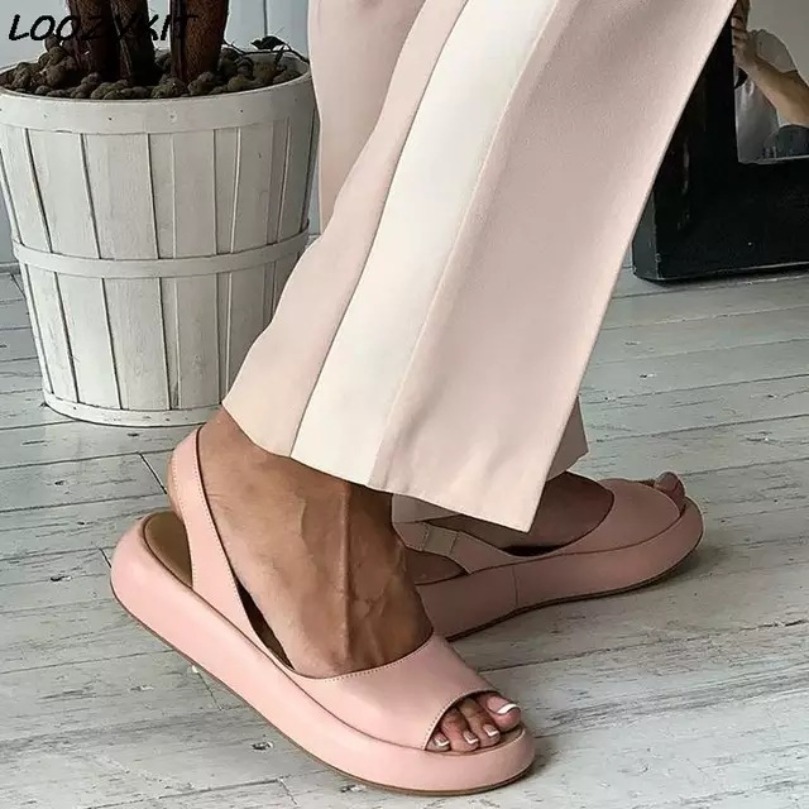 Women'S Shoes Cloud - Düz Sandalet Terlik Kadın Bulut Parmak