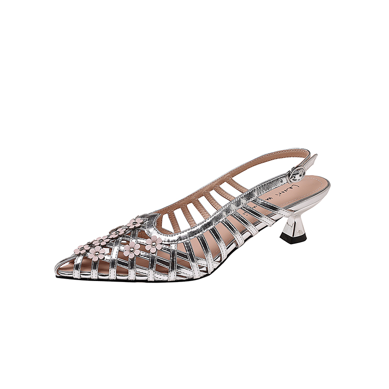 Hakiki Deri Koyun Derisi Çiçek - Women'S Shoes Kitten Heels incelemesi ve fiyatı