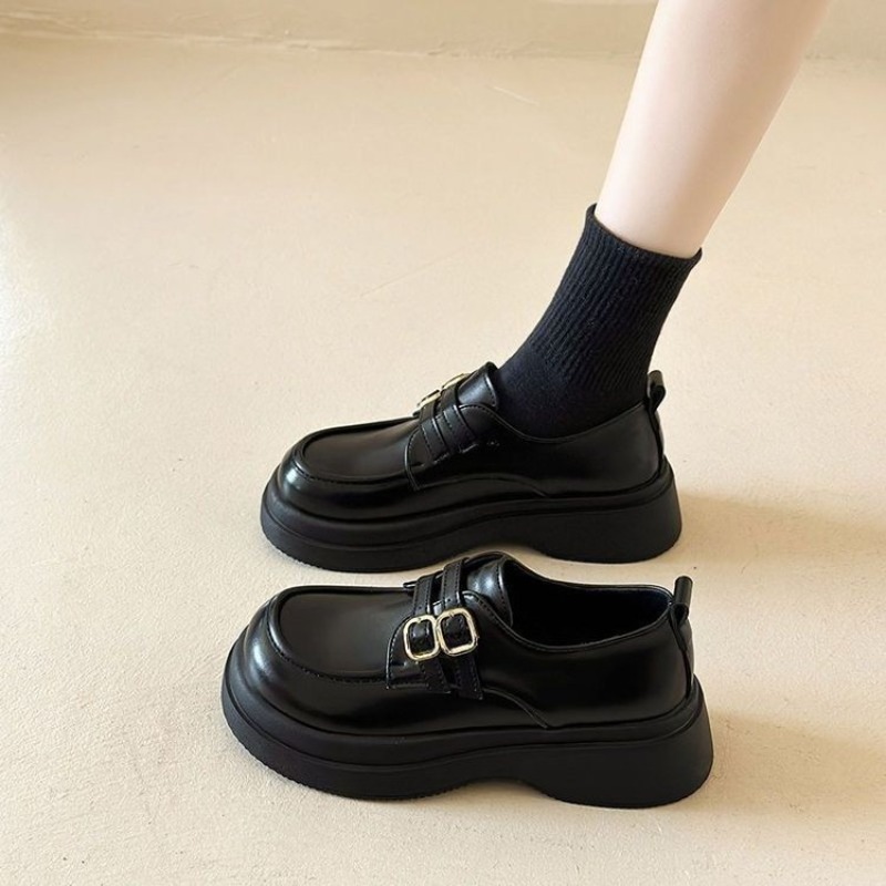 Şık Kadınlar İçin Kalın Tabanl - Women'S Shoes Loafers Black incelemesi ve fiyatı