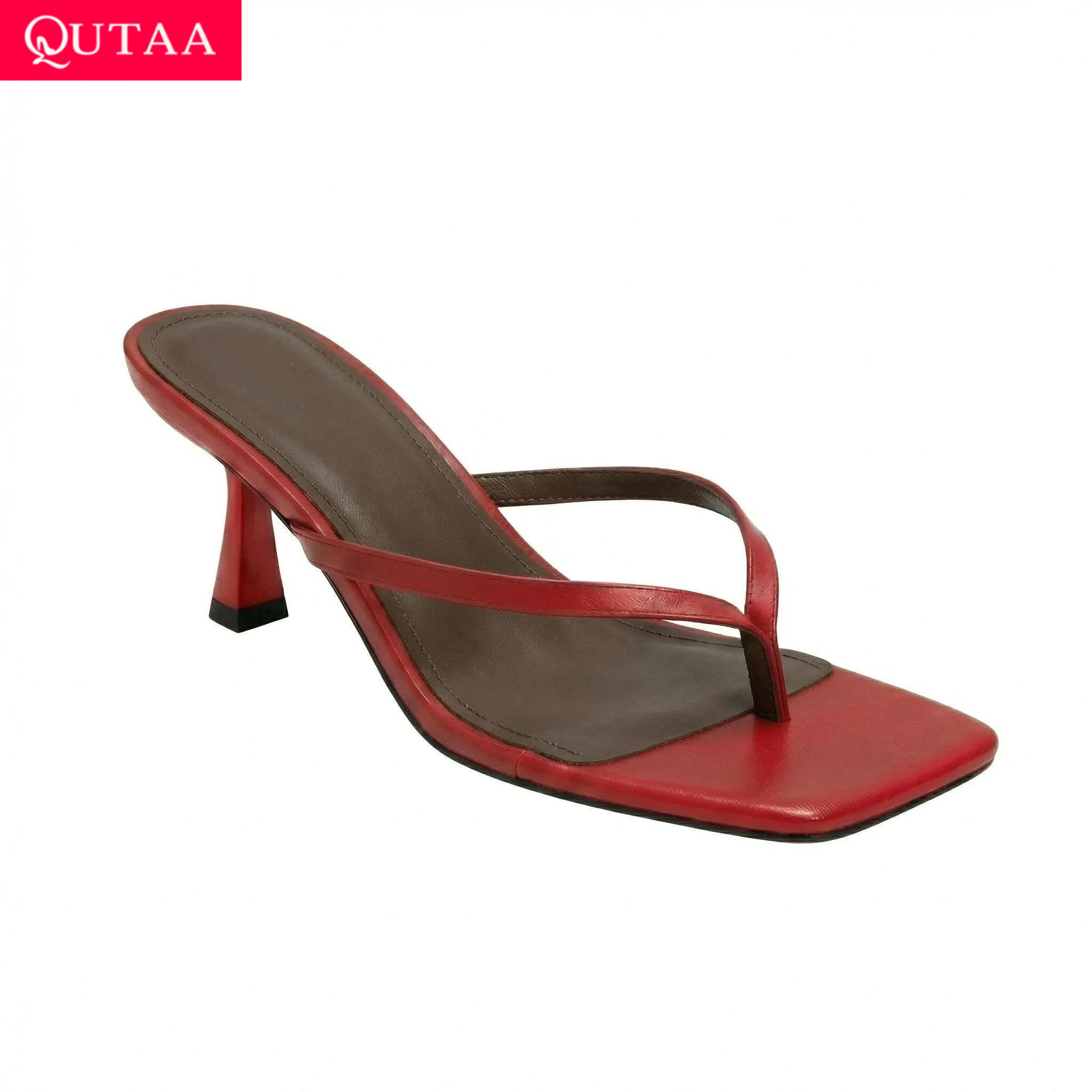 QUTAA News Moda Parmak arası T - Women'S Shoes Kitten Heels incelemesi ve fiyatı