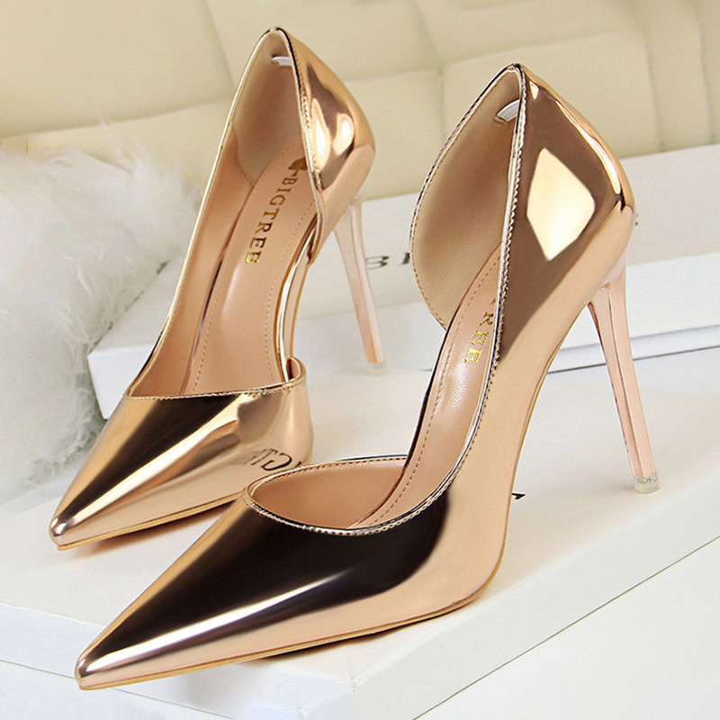 BIGTREE Ayakkabılar Seksi Kadı - Patent Leather Pump incelemesi ve fiyatı
