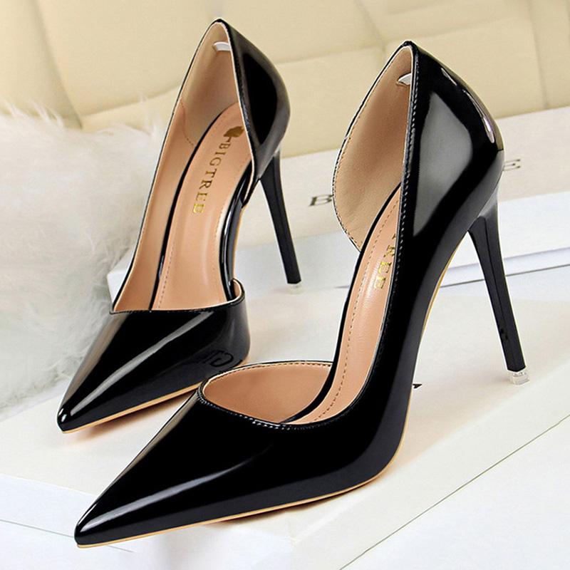 BIGTREE Ayakkabılar Seksi Kadı - Patent Leather Pump incelemesi ve fiyatı