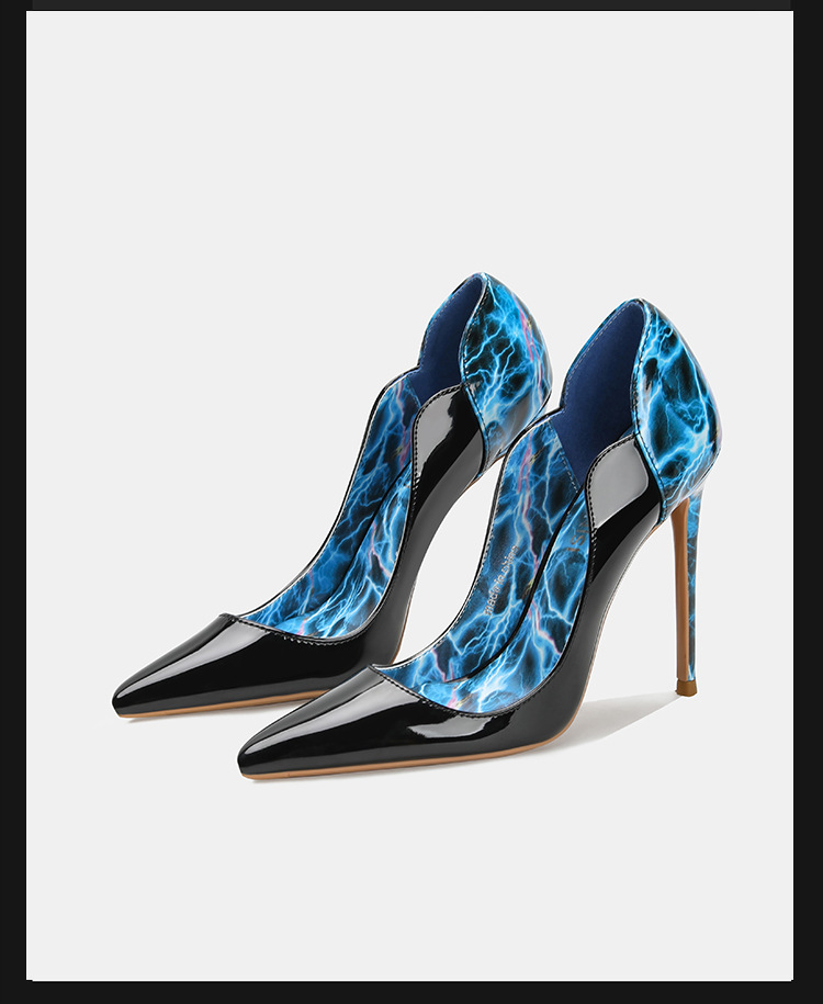 Elektrikli Işıltılı Leopar Des - Court Heel Pointed incelemesi ve fiyatı