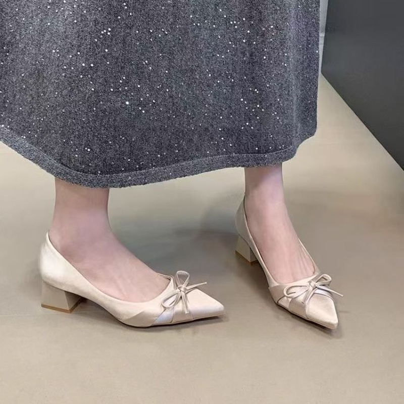Retro Orta Boy Tek Ayakkabılar - Women Shoes With Heels incelemesi ve fiyatı
