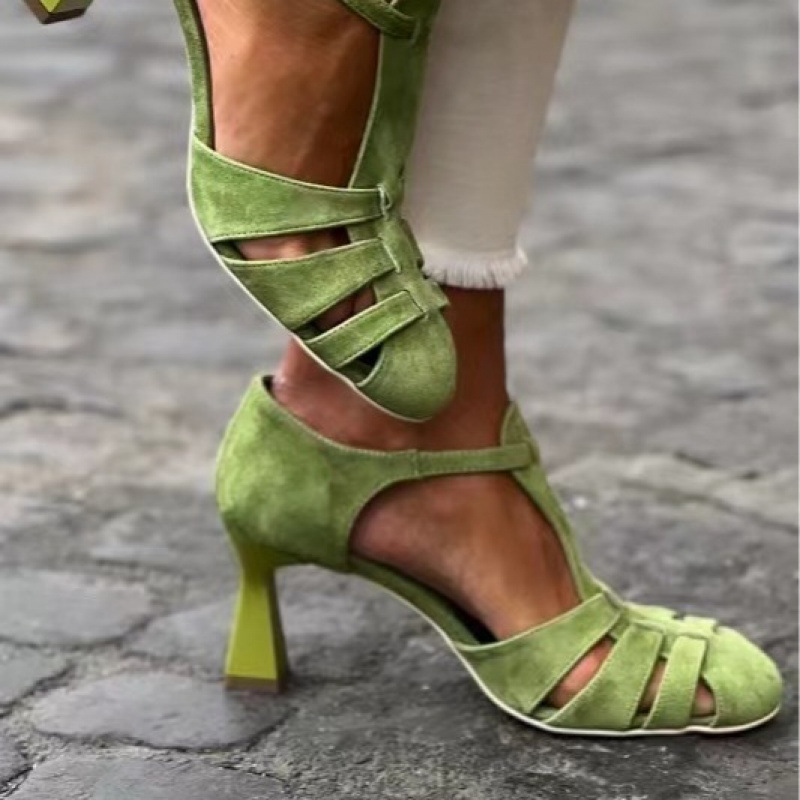 Kadın Yeşil Süet Kitten Topukl - Women'S Shoes Kitten Heels incelemesi ve fiyatı