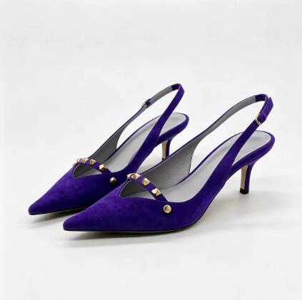 Kraliyet Mavisi Süet Perçinli  - Women Shoes Size 4 In Cm incelemesi ve fiyatı