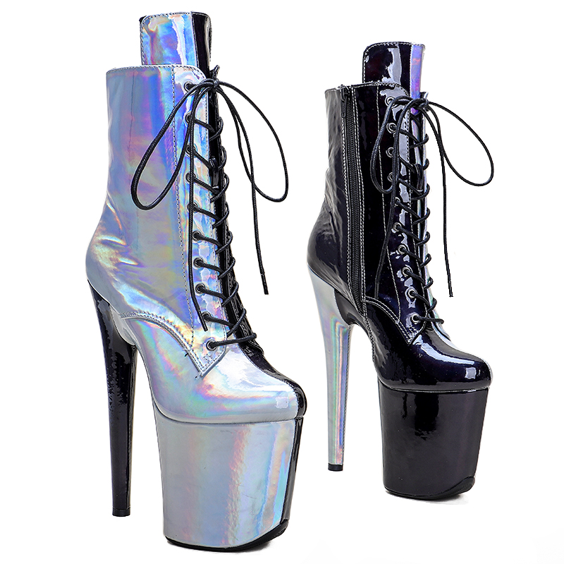 Leecabe 20cm/8 inç parlak PU k - Women'S Shoes Trendy incelemesi ve fiyatı