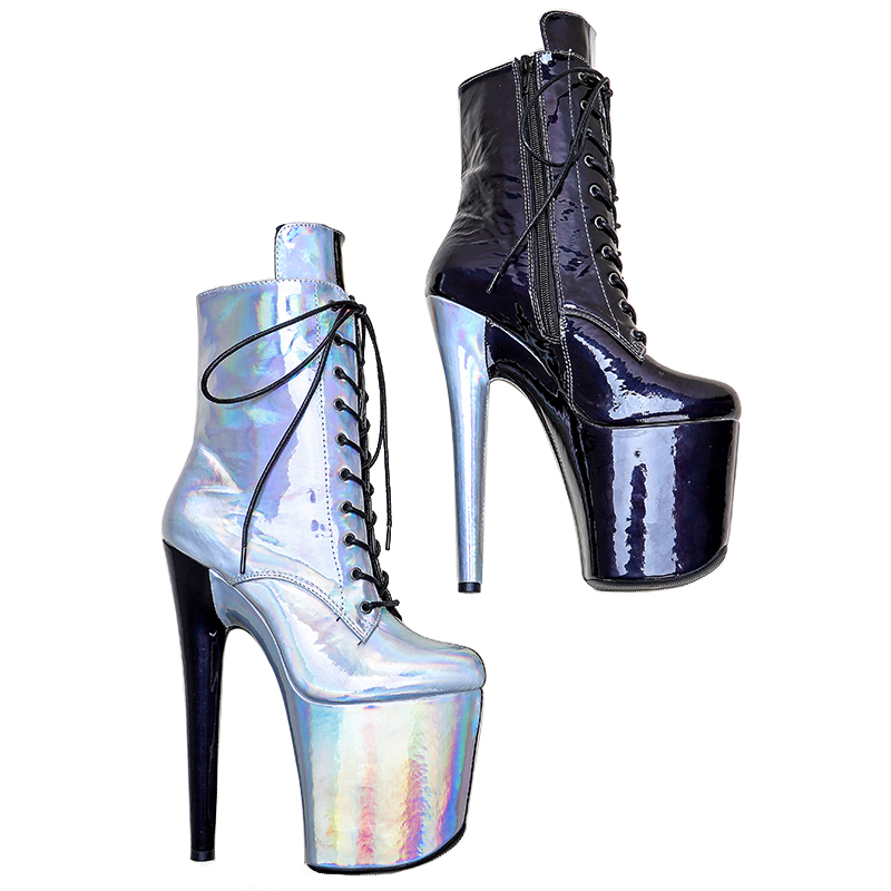 Leecabe 20cm/8 inç parlak PU k - Women'S Shoes Trendy incelemesi ve fiyatı