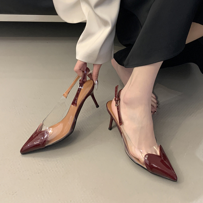 Purcoral 2026 Yeni Kalp Uçlu K - Clear Strap Heel incelemesi ve fiyatı