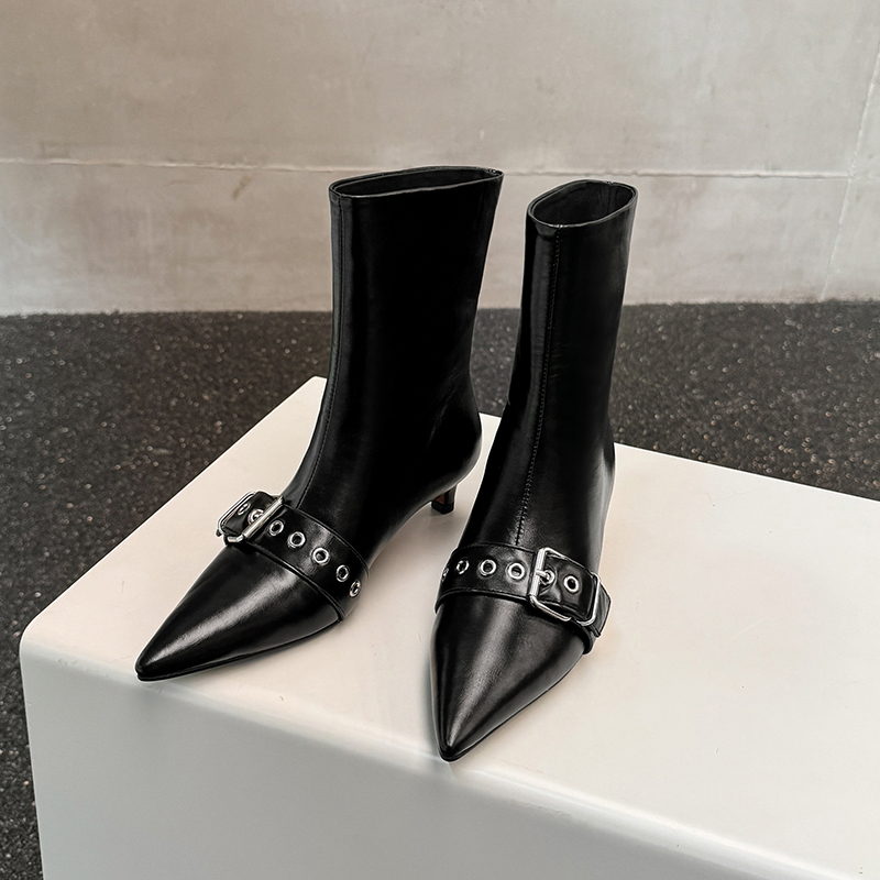 Kadın Bilekli Botlar Sivri Bur - Women Shoes Size 4 In Cm incelemesi ve fiyatı