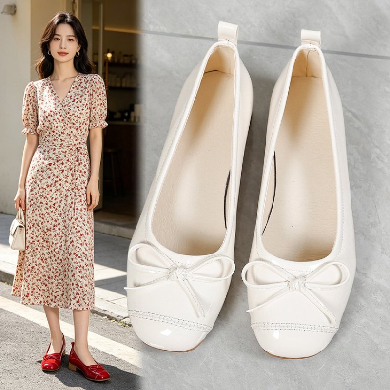 Kadın Pembe Patent Deri Düşük  - Women'S Shoes Round Toe incelemesi ve fiyatı