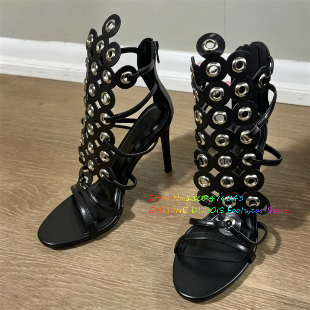 Altın Metal Daire Dekor Yüksek - Women'S Shoes Trendy incelemesi ve fiyatı