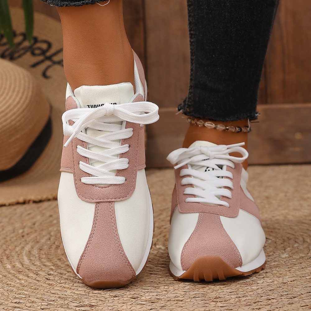 Kadın Renk Bloklu Spor Ayakkab - Women'S Shoes Round Toe incelemesi ve fiyatı