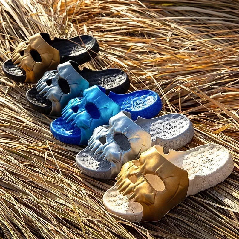 Yaz Erkek Kafatası Terlik Y2k  - Women'S Shoes Cloud incelemesi ve fiyatı