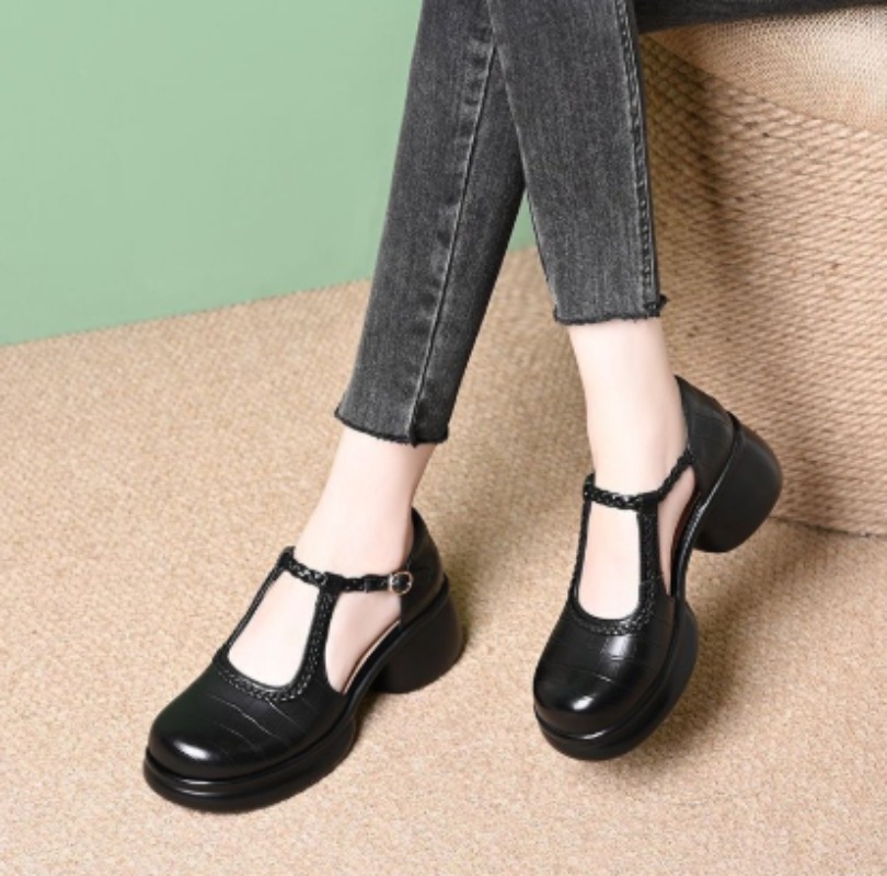 Kadın Siyah Timsah Desenli Mar - Women Shoes With Heels incelemesi ve fiyatı