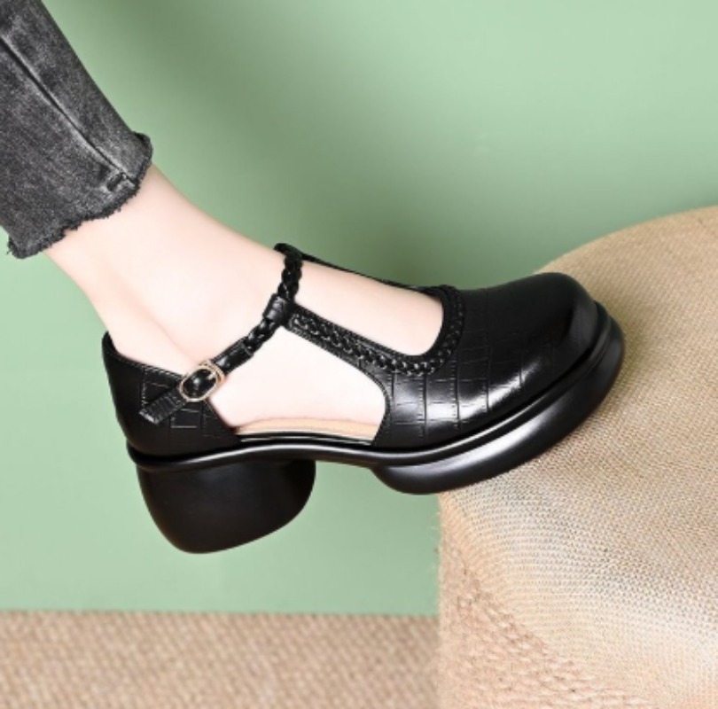 Kadın Siyah Timsah Desenli Mar - Women Shoes With Heels incelemesi ve fiyatı