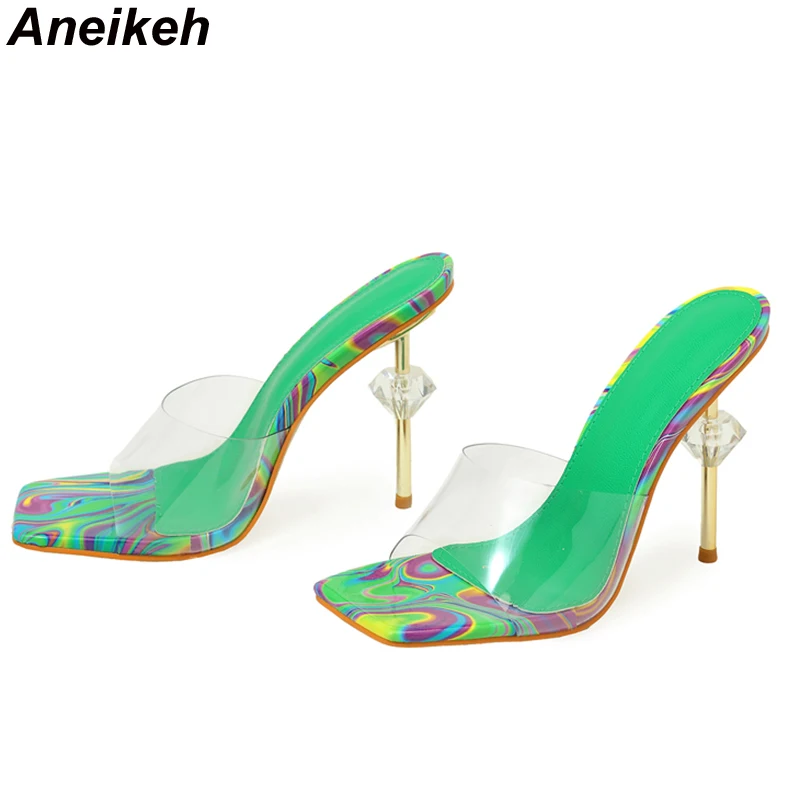 Aneikeh YENI Seksi Garip Şeffa - Clear Strap Heel incelemesi ve fiyatı
