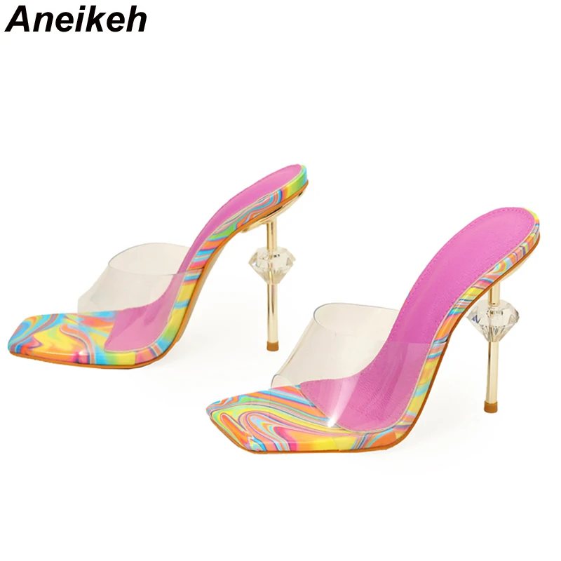 Aneikeh YENI Seksi Garip Şeffa - Clear Strap Heel incelemesi ve fiyatı