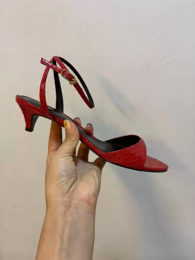 Kadın Kırmızı Rugan Deri Açık  - Women'S Shoes Kitten Heels incelemesi ve fiyatı
